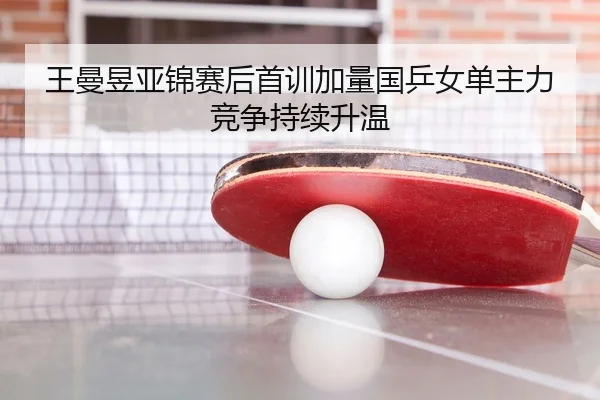 王曼昱亚锦赛后首训加量国乒女单主力竞争持续升温